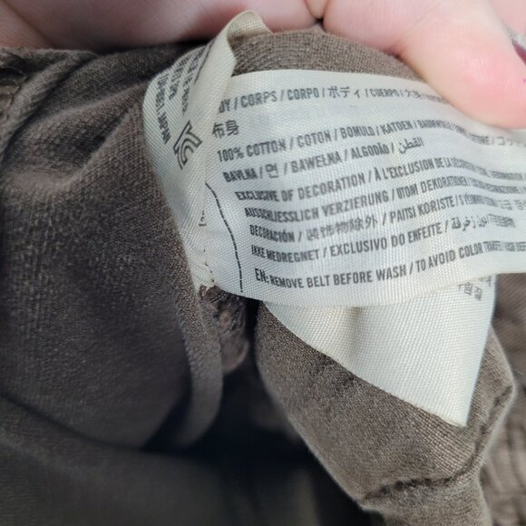 Abercrombie and Fitch brown loose fit cargo fit y2k pants size 30x32 - Picture 5 of 7